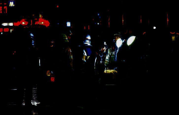 街机厅火灾现场图4