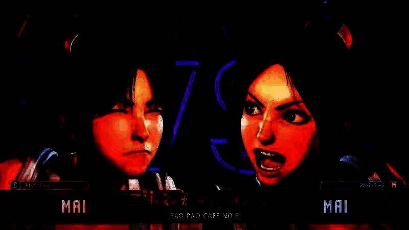 《街头霸王6》不知火舞角色选择界面演示视频截图