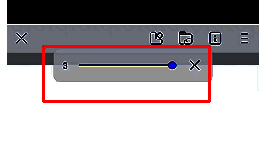 画世界抖动修正幅度调节浮标展示