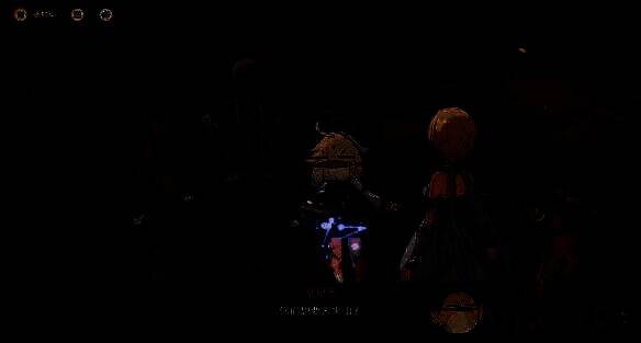 击败敌人后与NPC对话场景