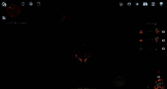 消灭敌人后准备跳进洞穴场景