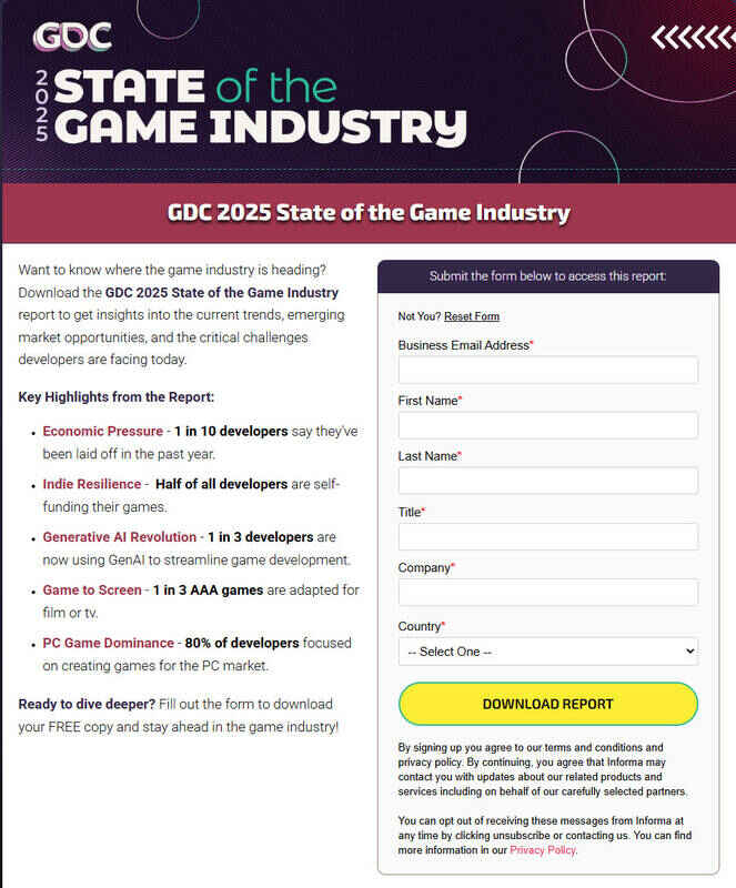 GDC游戏行业现状调查相关图片2