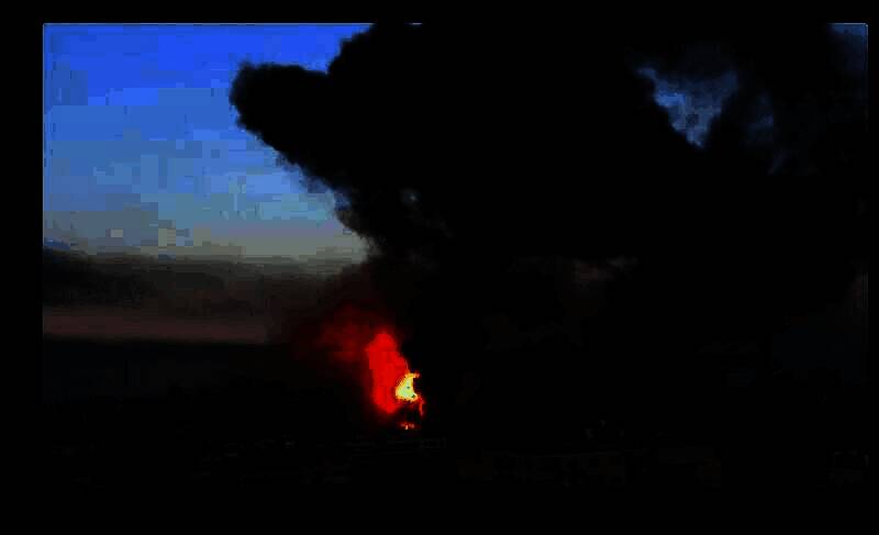 以色列空袭加沙照片