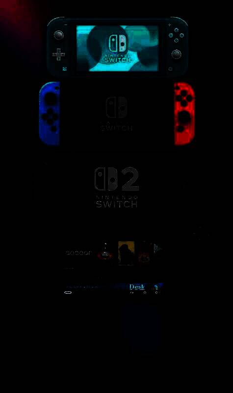 Switch 2屏幕尺寸对比图片