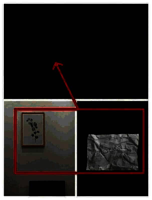 根据纸条和挂画字母顺序打开冰箱下层获取密码盒的画面