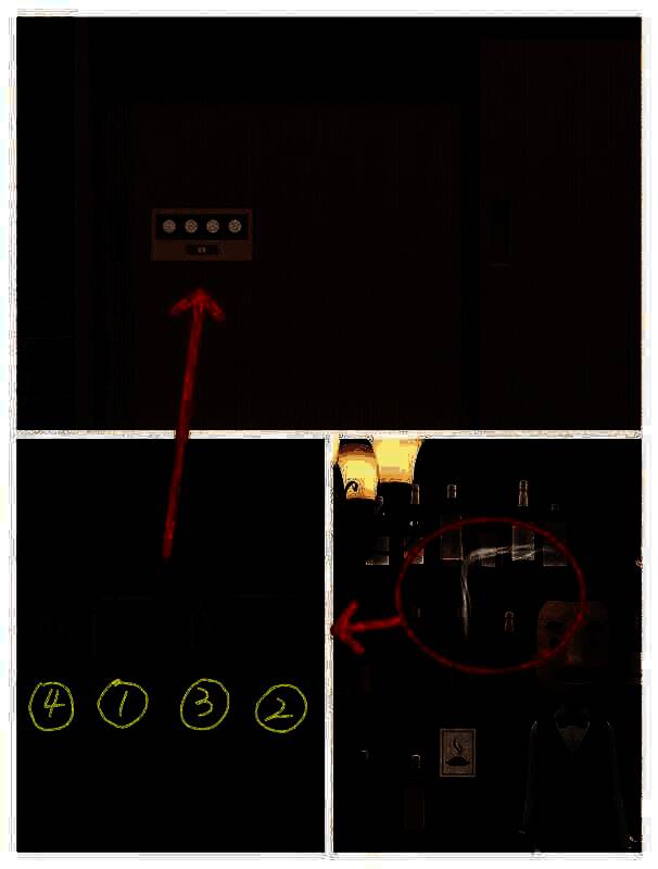 用木屑和相关线索打开暗室柜子获得糖浆