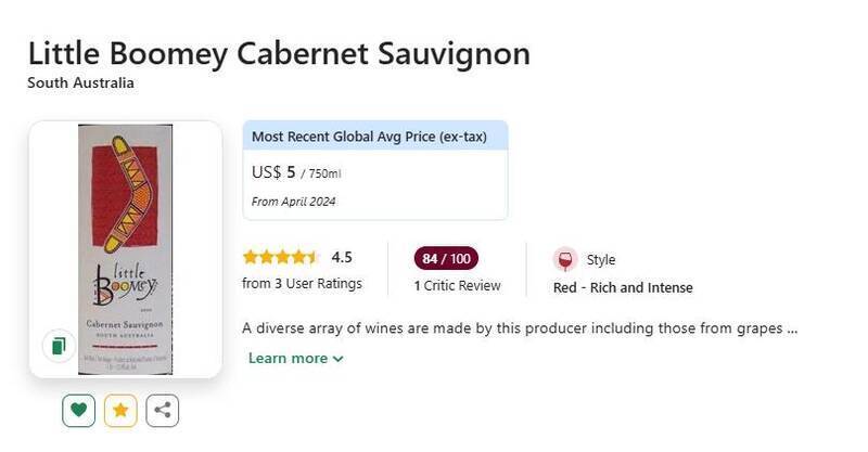 Little Boomey葡萄酒图片