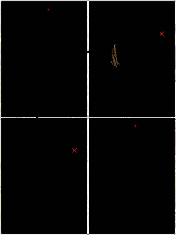 杂物堆及数字线索画面