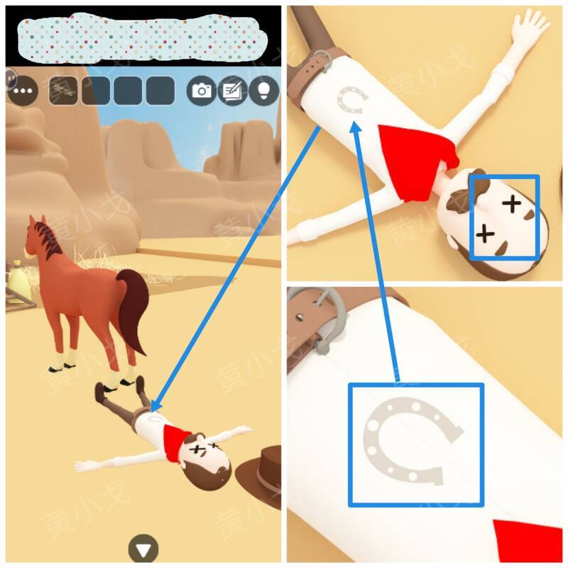 被踢倒的牛仔图片