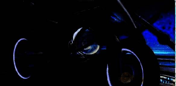 和平精英圣光之翼（静谧黑）摩托车皮肤图