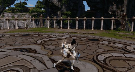 冬虫抡斧冲撞技能动图