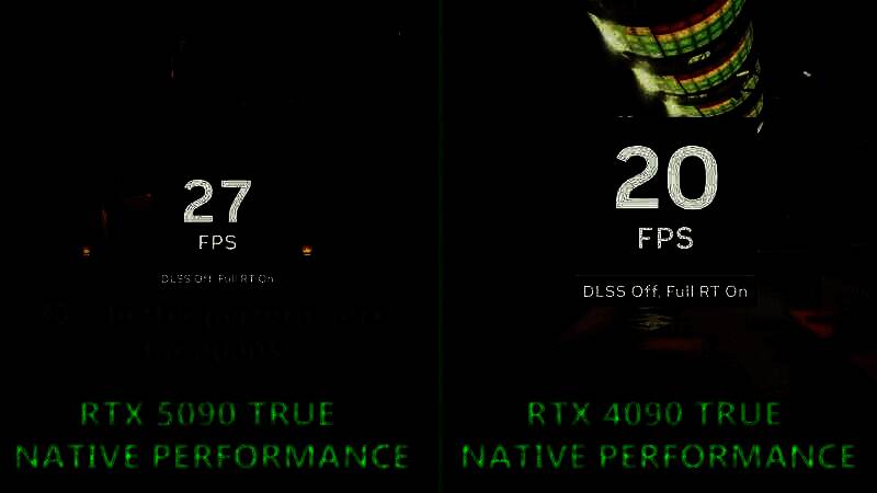 RTX 5090与RTX 4090价格对比展示图片