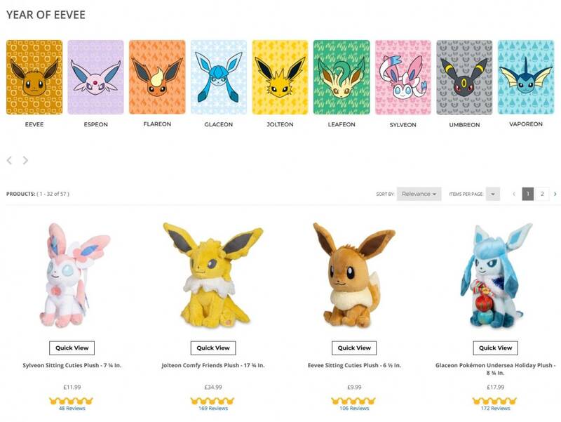 伊布主题商品展示