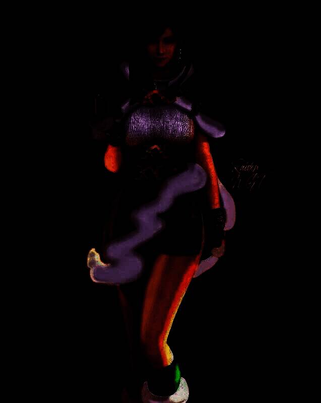 《最终幻想7》蒂法3D新年贺图二