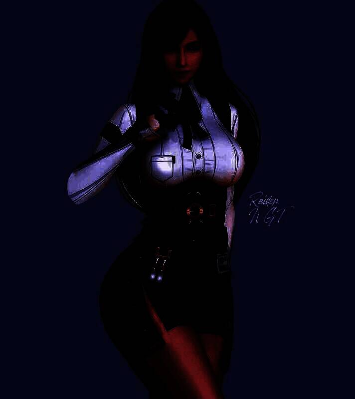 《最终幻想7》蒂法其他新年美图