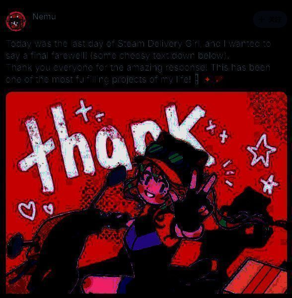 Steam秋季特卖神秘女孩又一宣传图