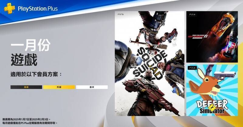 港服PS Plus 1月会免游戏相关图片