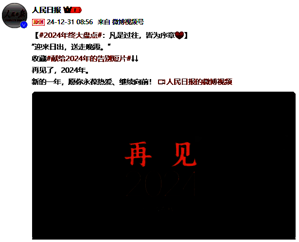 2024年终盘点相关画面