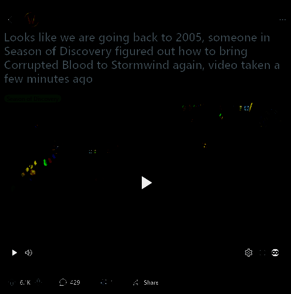 《魔兽世界：怀旧服》中瘟疫相关画面