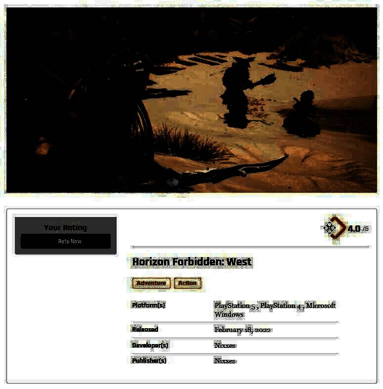 地平线：西之绝境游戏画面