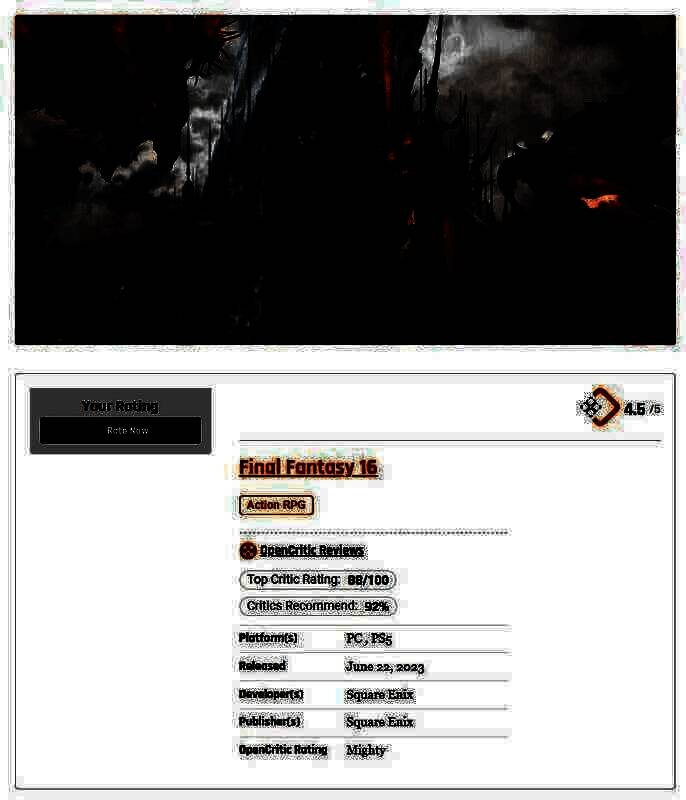 最终幻想16游戏画面