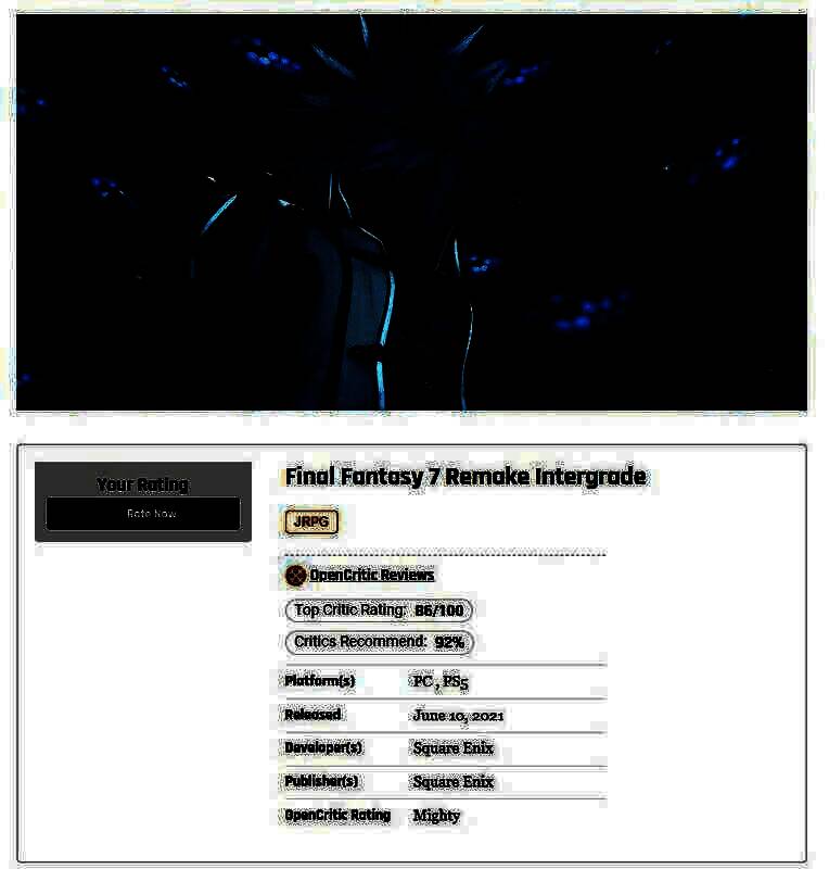 最终幻想7：重制版Intergrade游戏画面