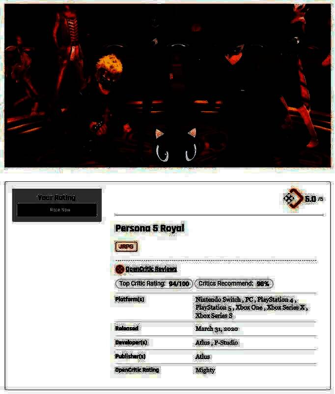 女神异闻录5：皇家版游戏画面