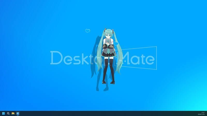 《桌面伴侣》SNOW MIKU角色展示图