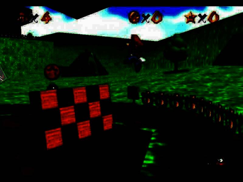 《超级马里奥64》游戏画面图片1