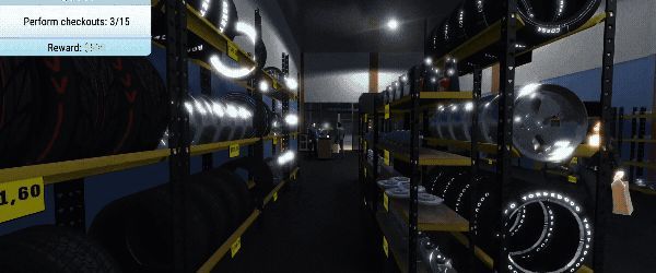 《汽车修理店模拟》游戏中库存管理相关动图