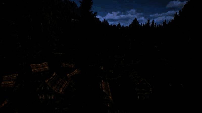 粉丝自制虚幻5《上古卷轴5：天际》Demo视频截图6