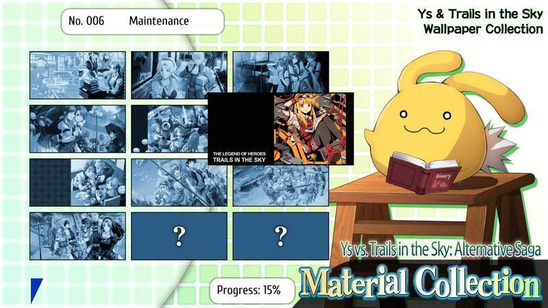 《伊苏 vs. 空之轨迹:抉择传奇》游戏截图 2