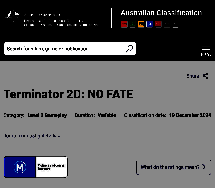 《终结者2D:NO FATE》相关图片1