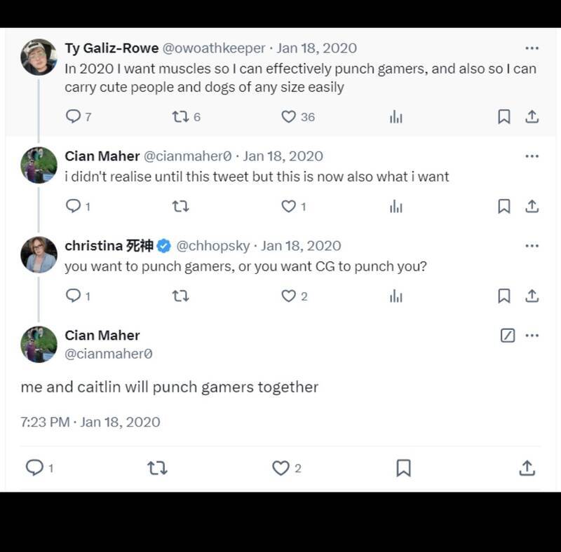 Cian Maher与用户对话截图