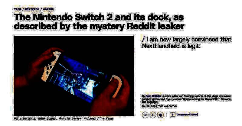 疑似Switch 2真机相关图片