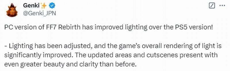 《最终幻想7：重生》对比画面相关图片