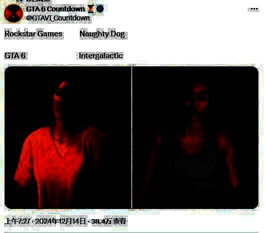 R星与顽皮狗女主对比画面