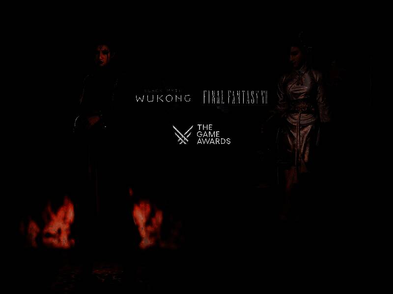 《黑神话：悟空》蜘蛛精四妹与《最终幻想7：重生》蒂法等3D渲染图