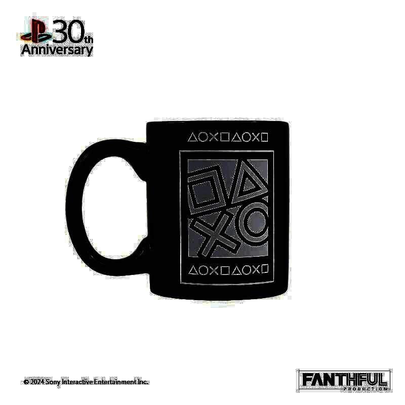 PlayStation 30周年陶瓷杯正面图