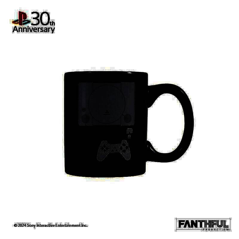 PlayStation 30周年陶瓷杯侧面图