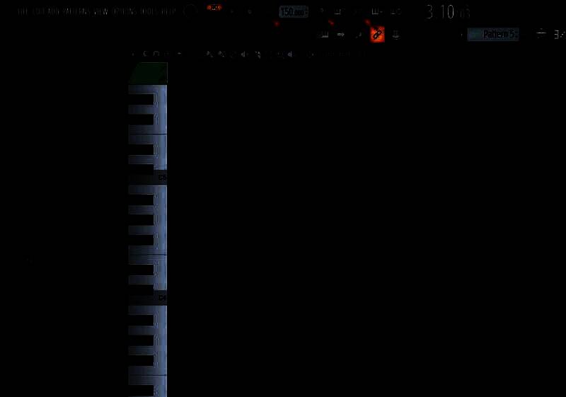 Piano Roll界面红色录制按钮图片