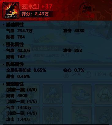 装备属性展示图