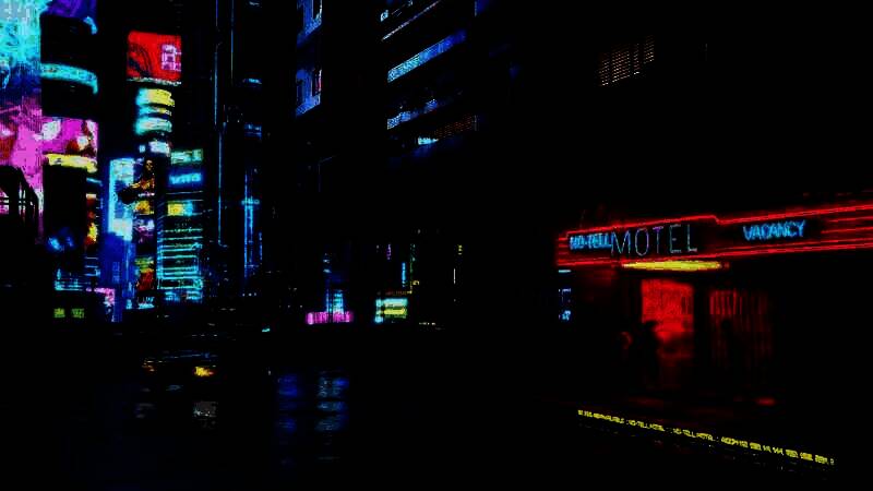 杰洛特和阿瓦拉克在夜之城对话画面