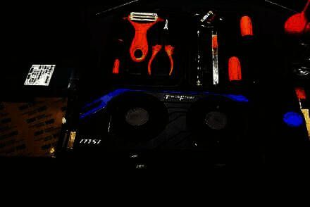 微星小飞机监控硬件使用情况界面