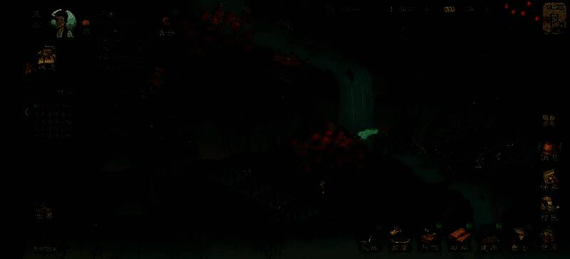 采摘野菜浆果画面