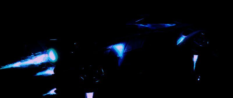 霜华·幻影载具地面状态展示图