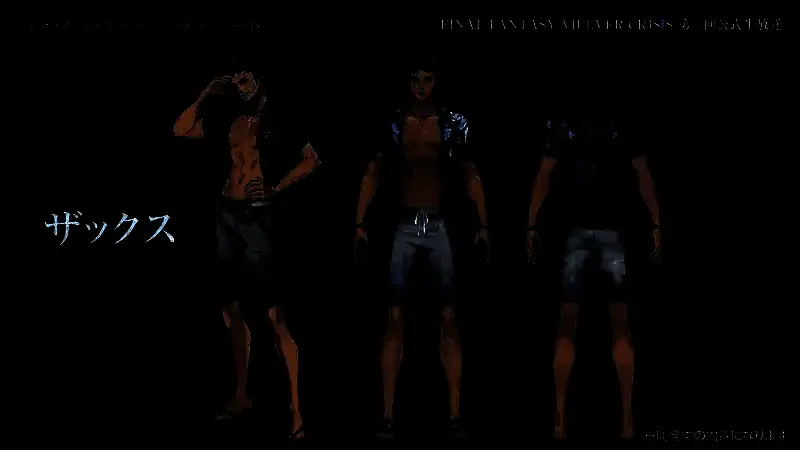 《FFVII Ever Crisis》活动人物设定图或壁纸