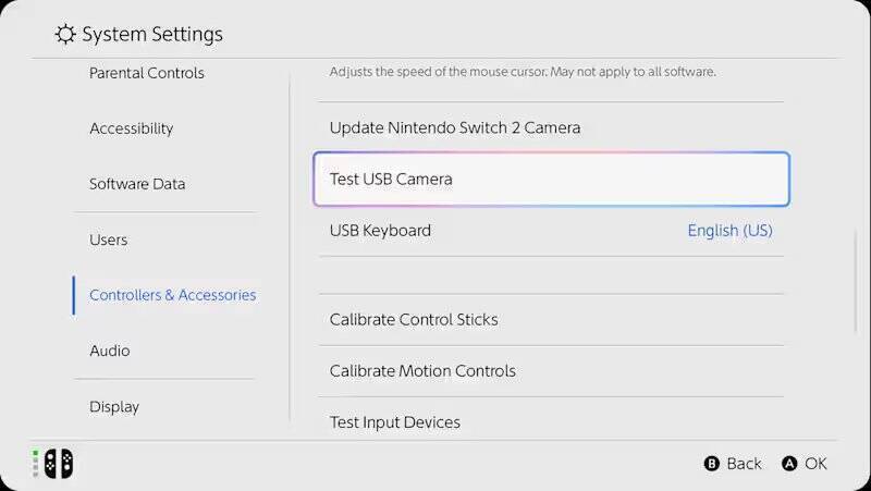 Switch2设置菜单截图