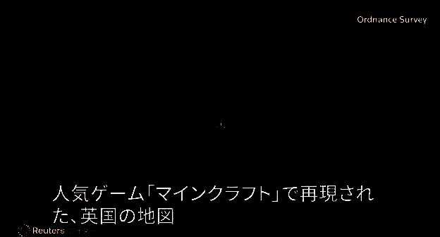 《我的世界》版英国地图示例图