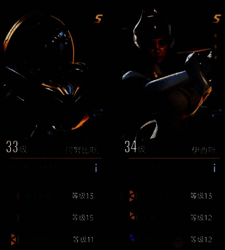 阿努比斯和伊西斯阵容画面